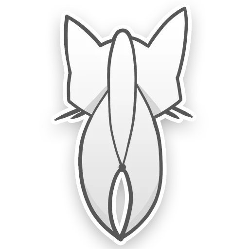 🍑 Стикер «АйсКот» для Telegram