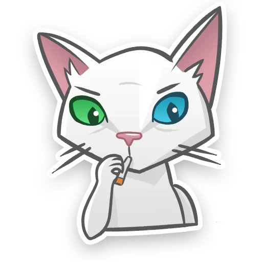 😳 Стикер «АйсКот» для Telegram