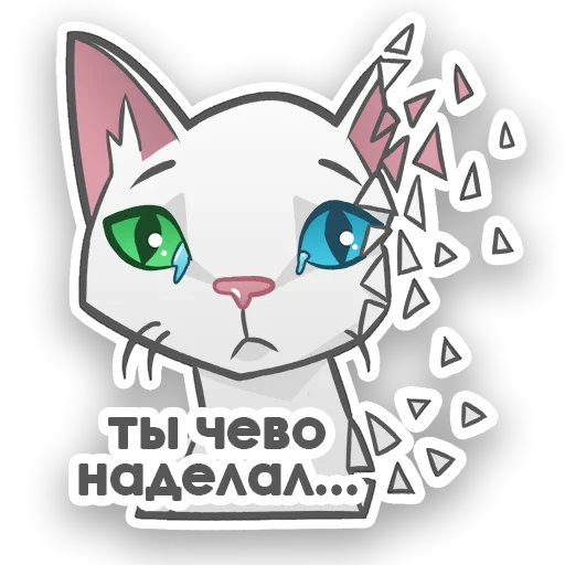 😢 Стикер «АйсКот» для Telegram
