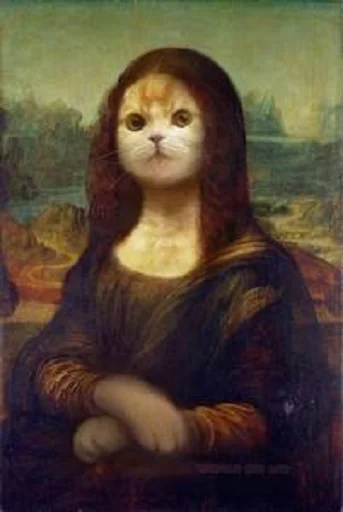 😳 Стикер «Monalisa» для Telegram