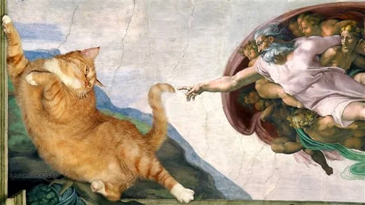 😨 Стикер «Monalisa» для Telegram