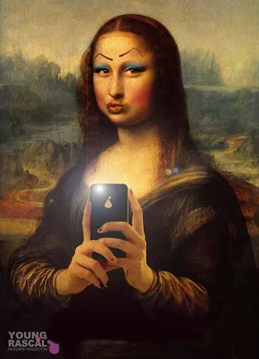 😘 Стикер «Monalisa» для Telegram