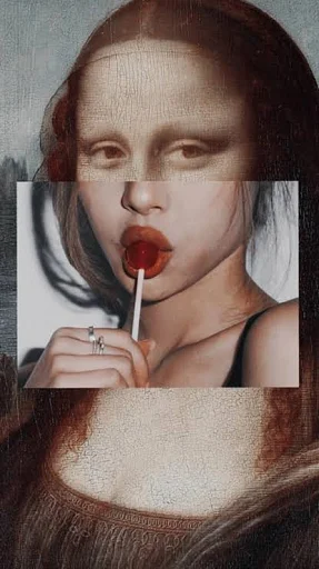 🥳 Стикер «Monalisa» для Telegram