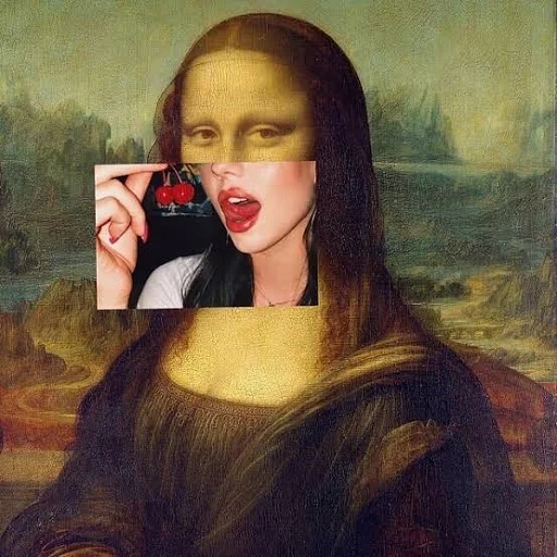 🍒 Стикер «Monalisa» для Telegram