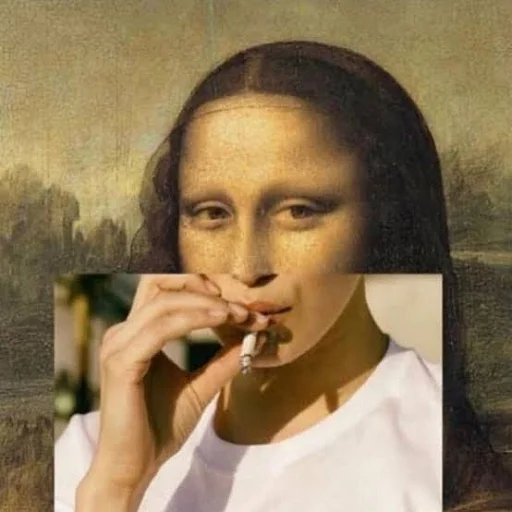 🚬 Стикер «Monalisa» для Telegram