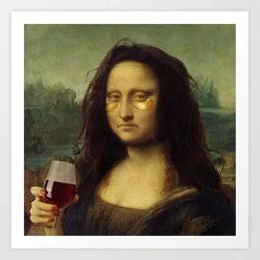🥃 Стикер «Monalisa» для Telegram