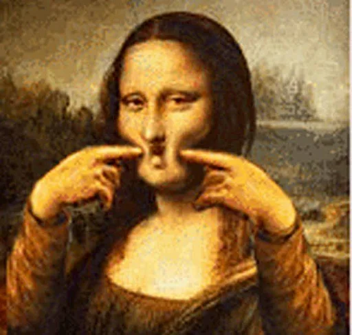 😜 Стикер «Monalisa» для Telegram