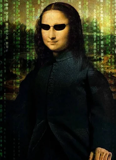 😎 Стикер «Monalisa» для Telegram