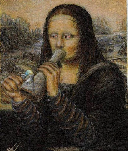 🚬 Стикер «Monalisa» для Telegram