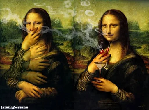 😾 Стикер «Monalisa» для Telegram