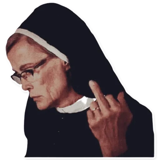 🖕 Стикер «coolnuns» для Telegram
