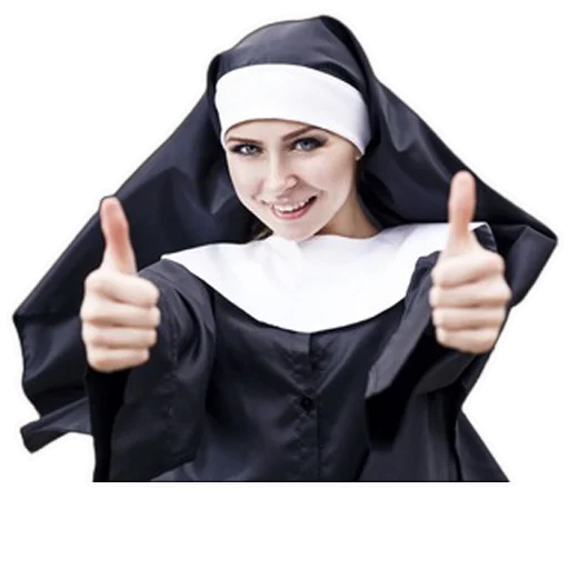 👍 Стикер «coolnuns» для Telegram