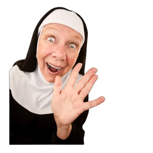 🤚 Стикер «coolnuns» для Telegram