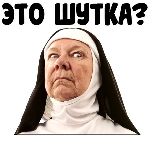 🤨 Стикер «coolnuns» для Telegram