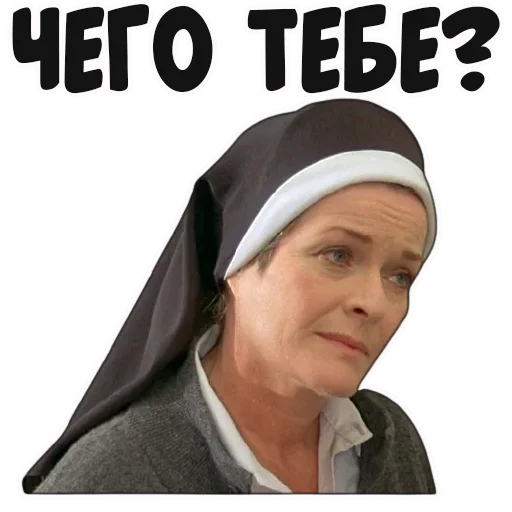 🤨 Стикер «coolnuns» для Telegram