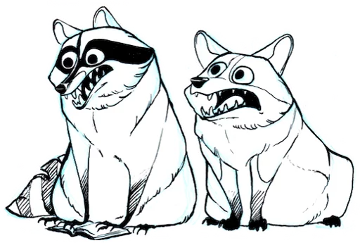 🐶 Стикер «Coon» для Telegram