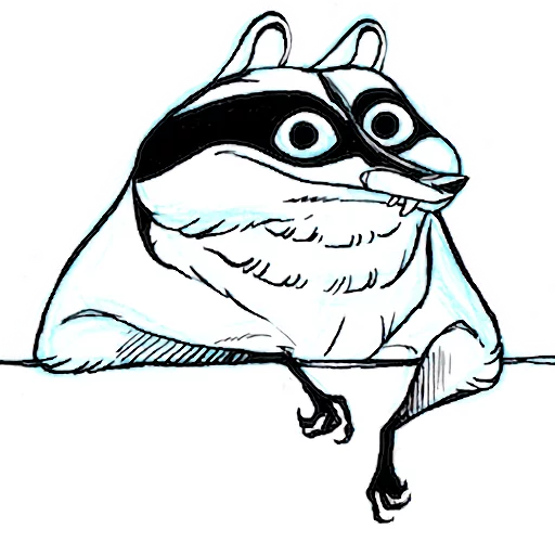 Стикерпак Coon для Telegram