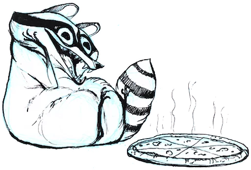 🍕 Стикер «Coon» для Telegram