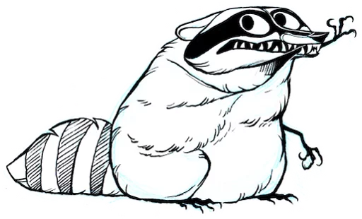 🐜 Стикер «Coon» для Telegram