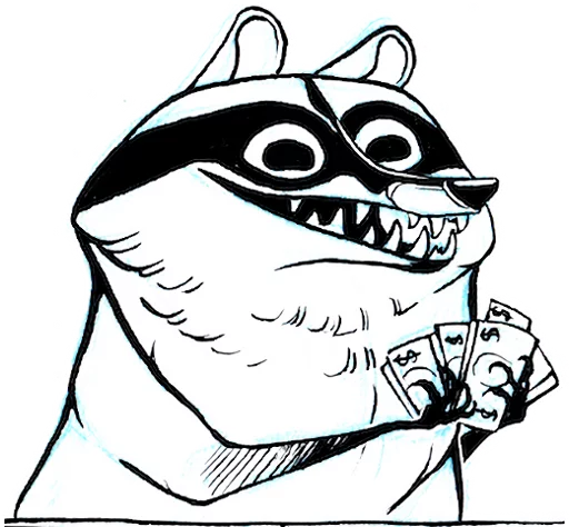 💵 Стикер «Coon» для Telegram