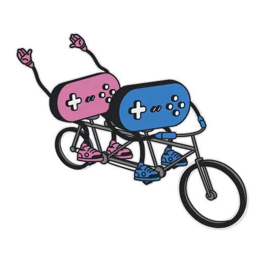 🚴 Стикер «COOP.RUN» для Telegram