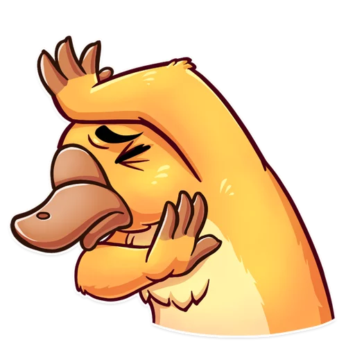 😣 Стикер «Cooper the Platypus» для Telegram