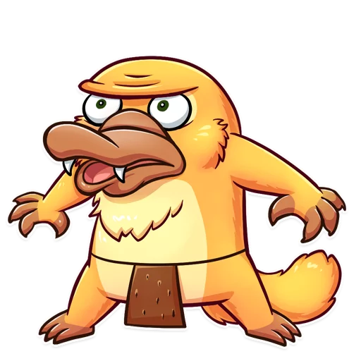 👀 Стикер «Cooper the Platypus» для Telegram