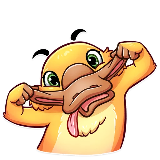 😜 Стикер «Cooper the Platypus» для Telegram