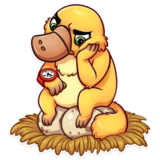 ⏳ Стикер «Cooper the Platypus» для Telegram