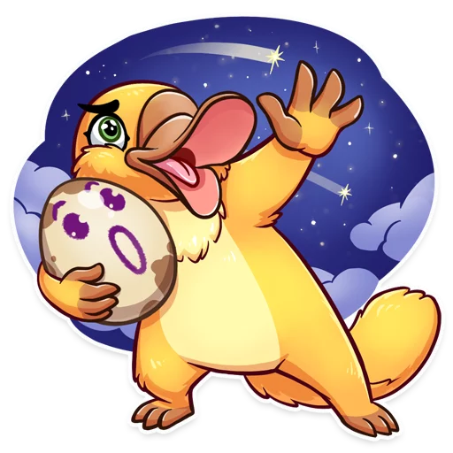 🌠 Стикер «Cooper the Platypus» для Telegram