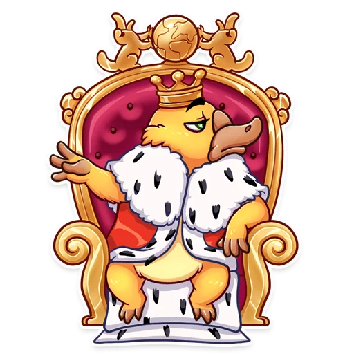 👑 Стикер «Cooper the Platypus» для Telegram