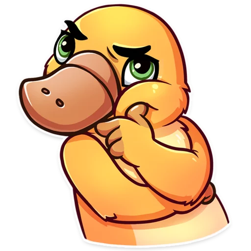 🤔 Стикер «Cooper the Platypus» для Telegram
