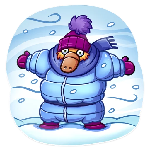 🌬 Стикер «Cooper the Platypus» для Telegram