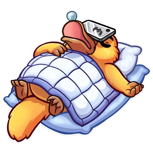 😴 Стикер «Cooper the Platypus» для Telegram