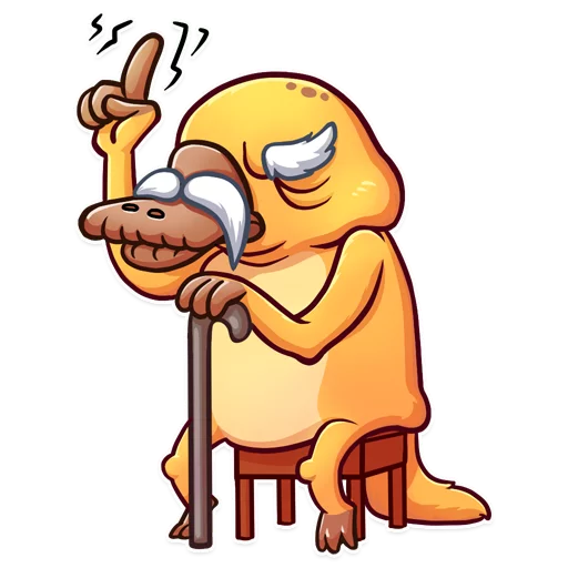 ☝ Стикер «Cooper the Platypus» для Telegram