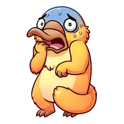 😨 Стикер «Cooper the Platypus» для Telegram