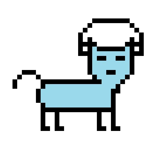 🎧 Стикер «Color pixel cats» для Telegram