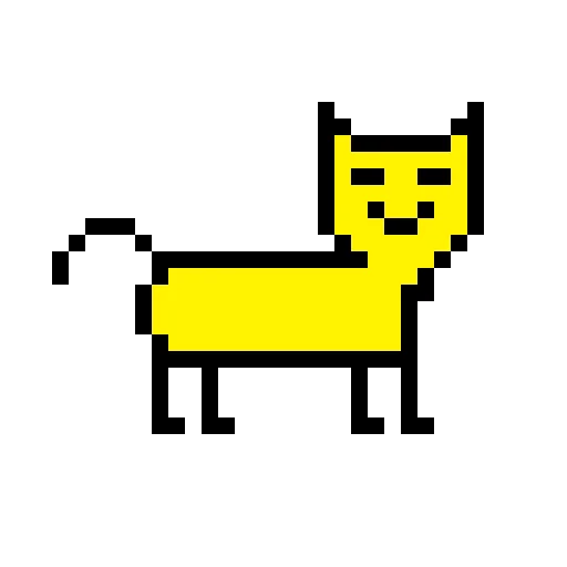 😀 Стикер «Color pixel cats» для Telegram
