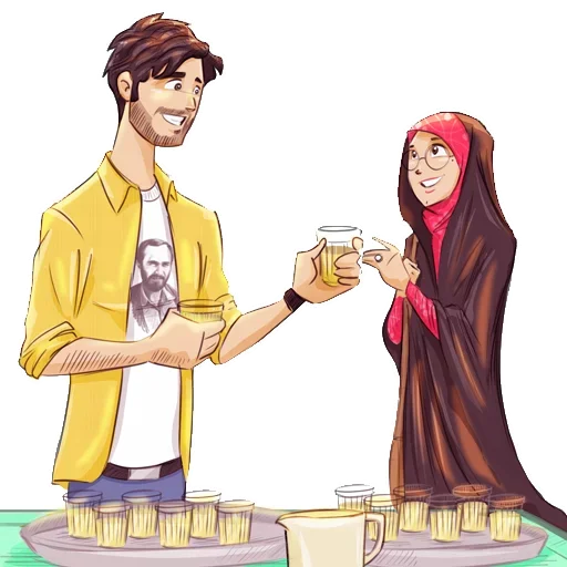 🥛 Стикер «Couple» для Telegram