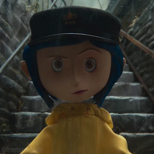 🤨 Стикер «Coraline» для Telegram