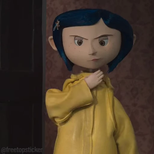 😕 Стикер «Coraline» для Telegram