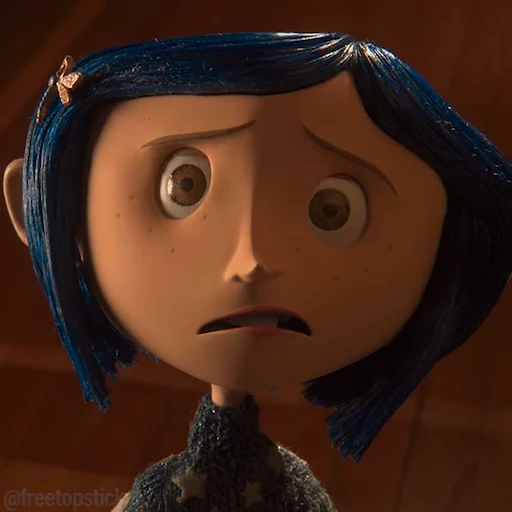 😟 Стикер «Coraline» для Telegram