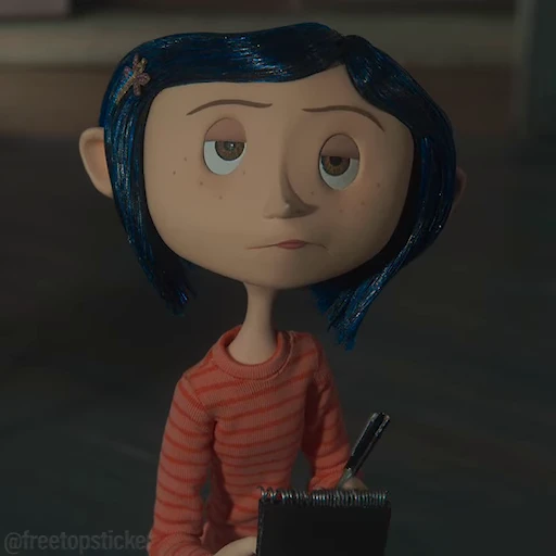 📓 Стикер «Coraline» для Telegram