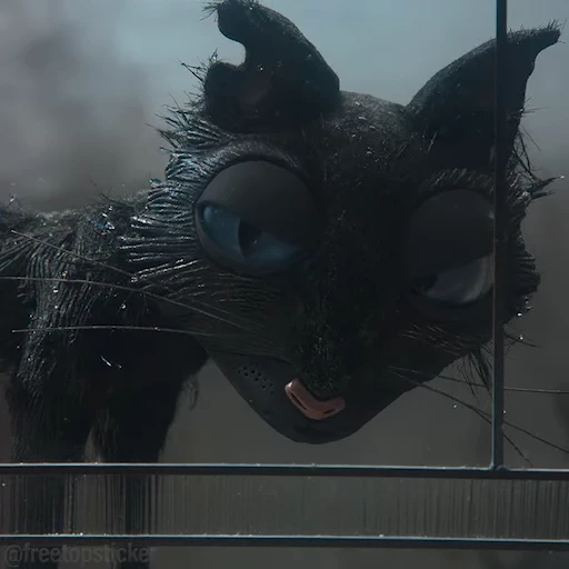 🐈‍⬛ Стикер «Coraline» для Telegram