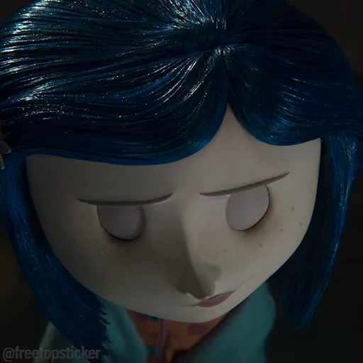 😔 Стикер «Coraline» для Telegram
