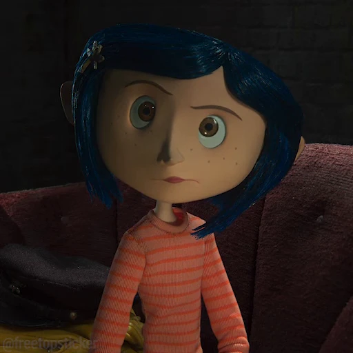 😨 Стикер «Coraline» для Telegram