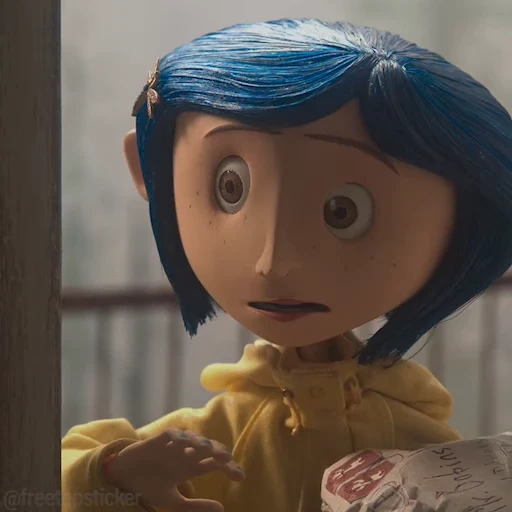 🤨 Стикер «Coraline» для Telegram