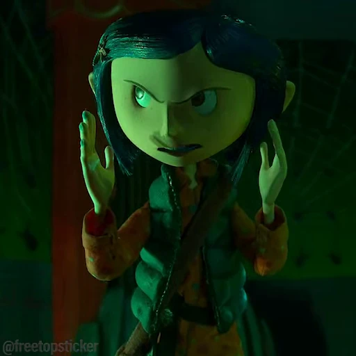 🐈‍⬛ Стикер «Coraline» для Telegram