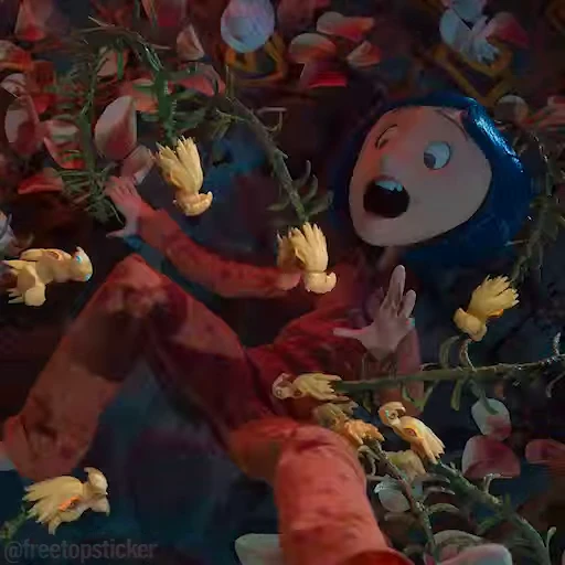 🌼 Стикер «Coraline» для Telegram