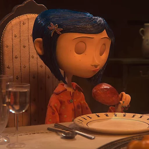 🍖 Стикер «Coraline» для Telegram